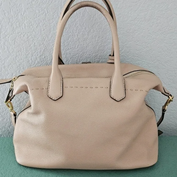 ​Tory Burch McGraw Satchel in Pink Quartz - Pebbled Leather